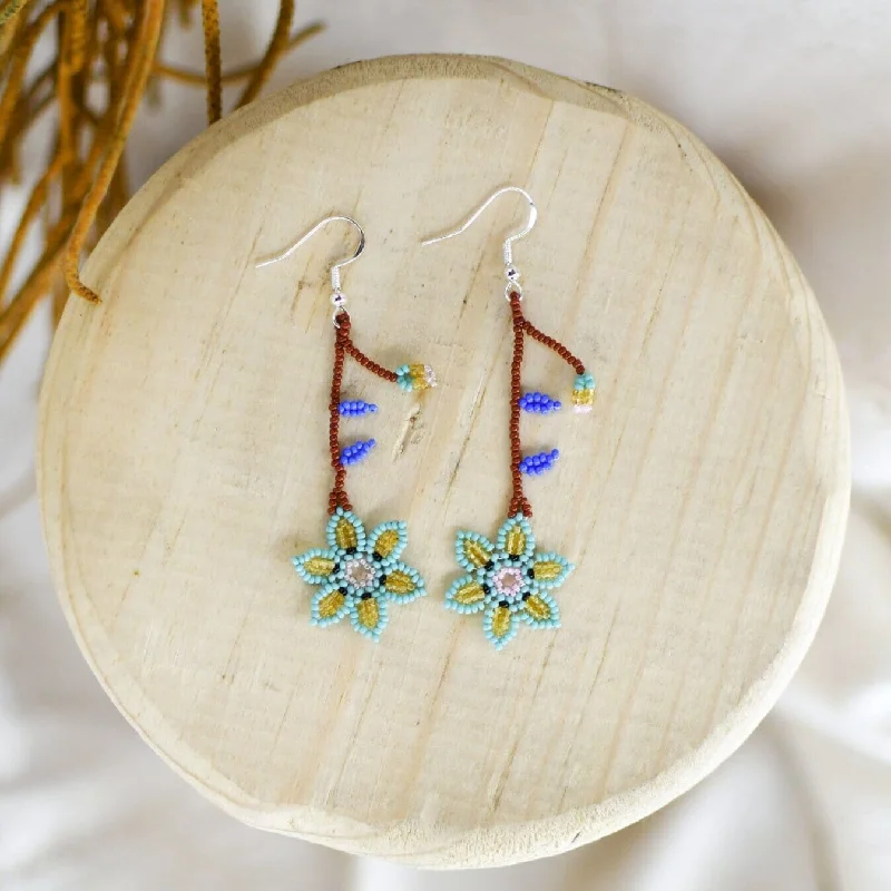 Rover feather earrings-Little Dipper