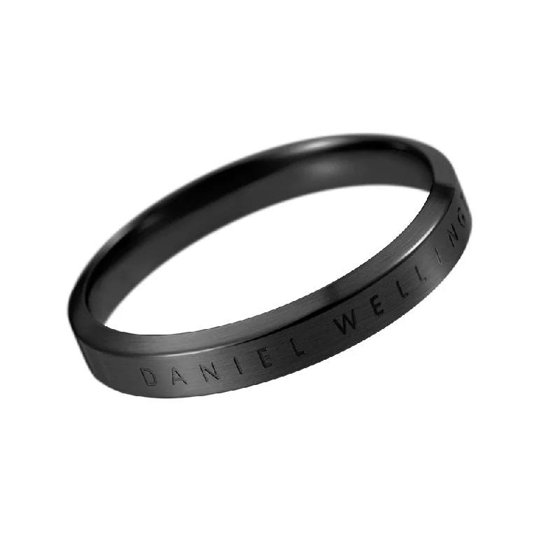 Pure modern rings-Daniel Wellington Stainless Steel Classic Ring Black