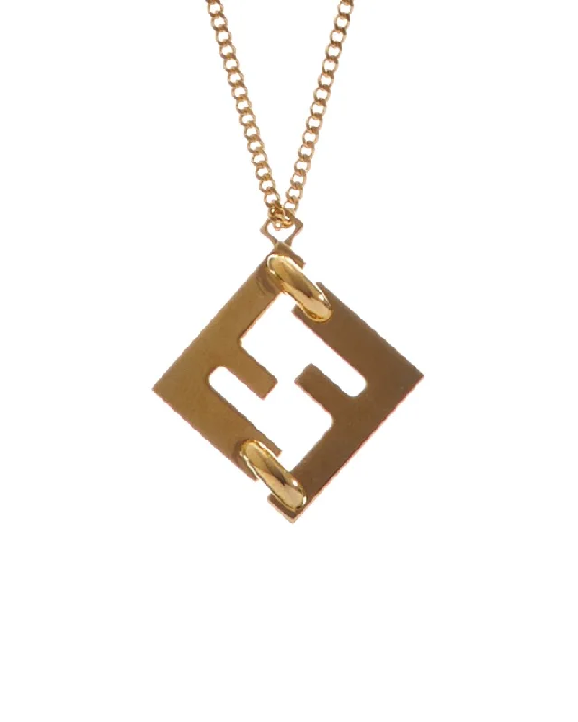 Lanka style necklaces-FENDI Forever Necklace