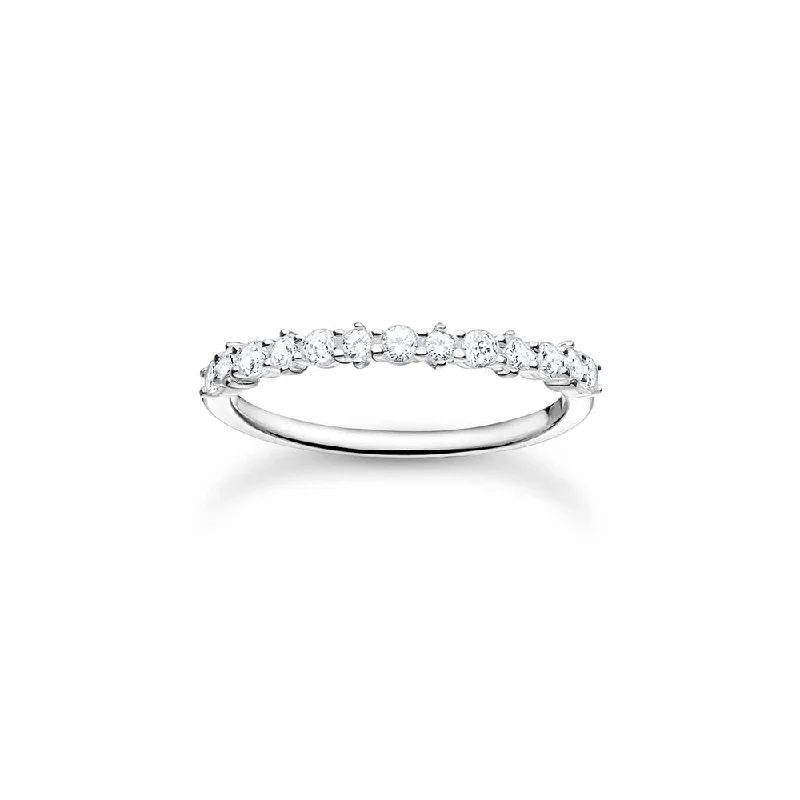 Edwardian style rings-Thomas Sabo Sterling Silver Fine CZ Ring