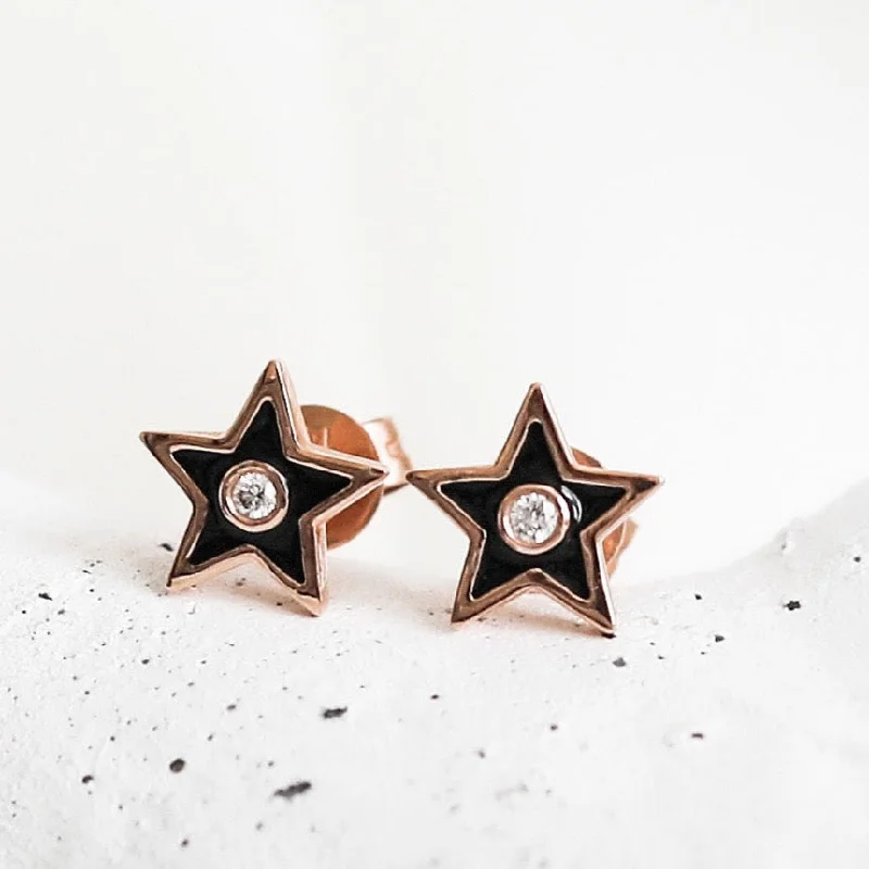 Vivid druzy earrings-MARNIE STAR STUD EARRINGS