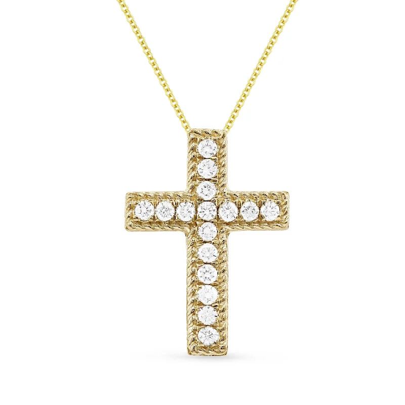 Ten-layer necklaces-0.21Ct Diamond 16"pendant Necklace In 14K Yellow Gold