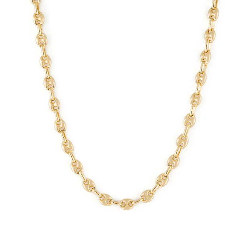 Bead-twisted necklaces-Women's Marbella Necklace In 14K Gold Vermeil