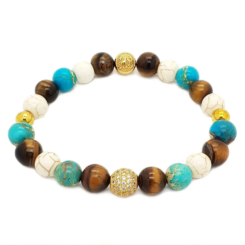 Wide geometric bangles-Women’s Mix Summer Beaded Bracelet