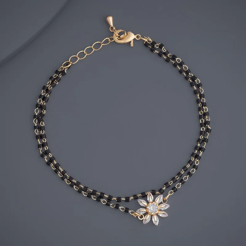 Clustered gem bracelets-Trendy Mangalsutra Bracelet 184086