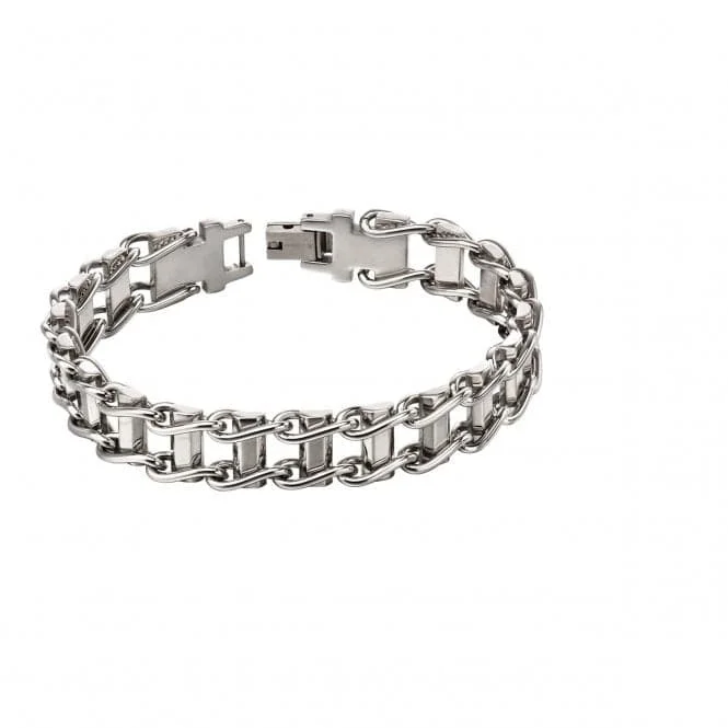 Thick cuff bangles-Fred Bennett Bike Chain Bracelet B5116