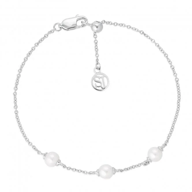 Tide theme bracelets-Freshwater Pearls Padua Tre Bracelet SJ-B22225-P