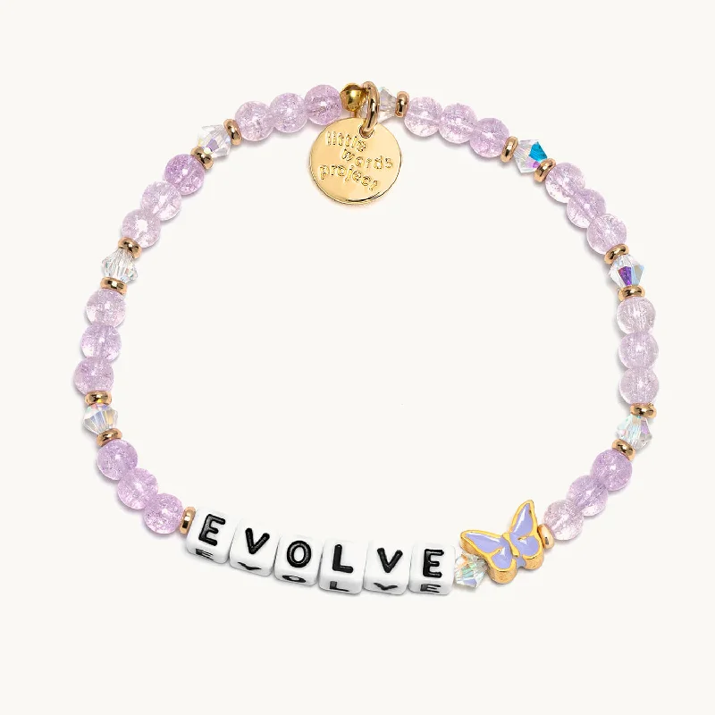 Twist clasp bracelets-EVOLVE BUTTERFLY BRACELET