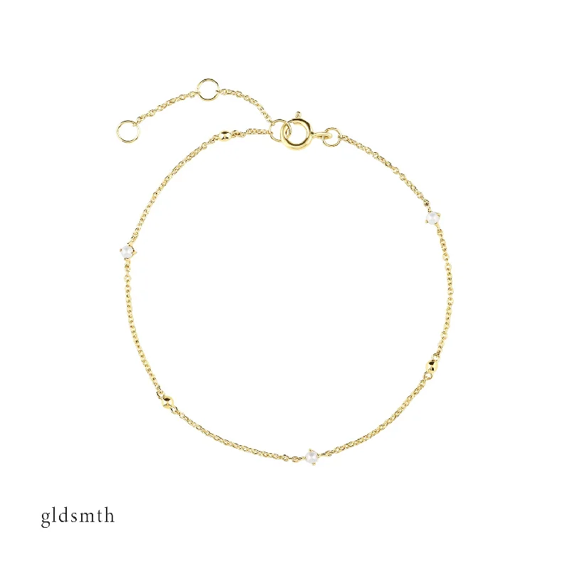 Smooth metal bangles-14k Gold Sheila Bracelet