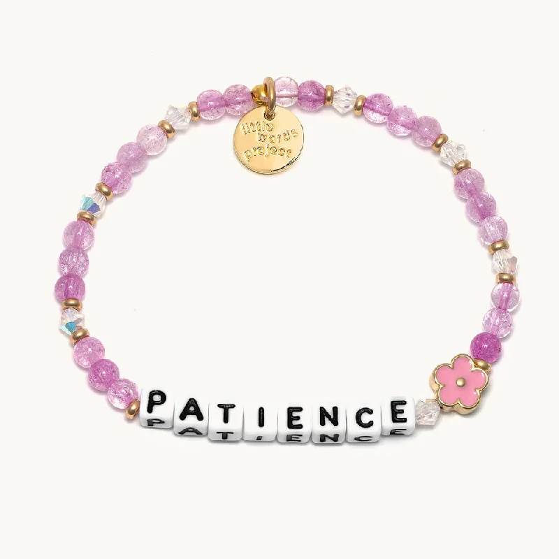 Strong clasp bangles-PATIENCE FLOWER BRACELET