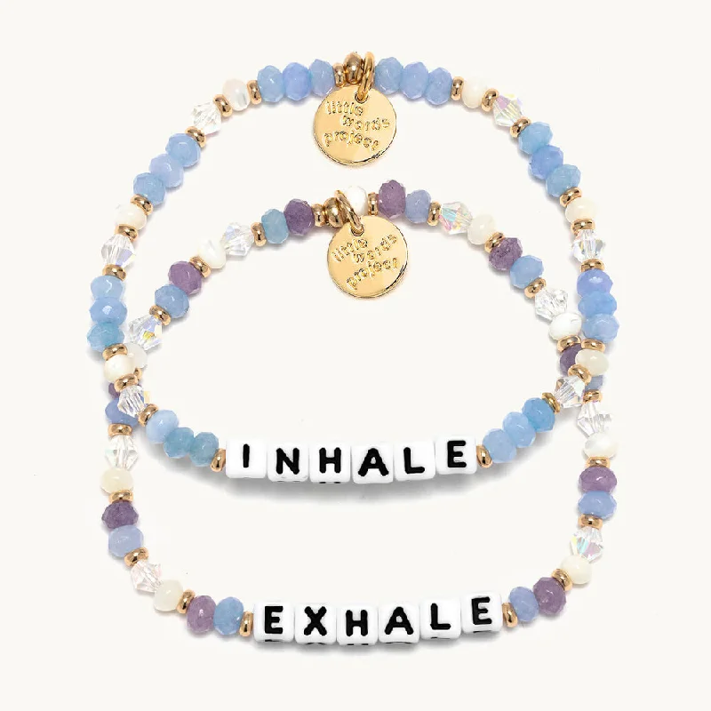 Joy charm bangles-INHALE / EXHALE BRACELET SET