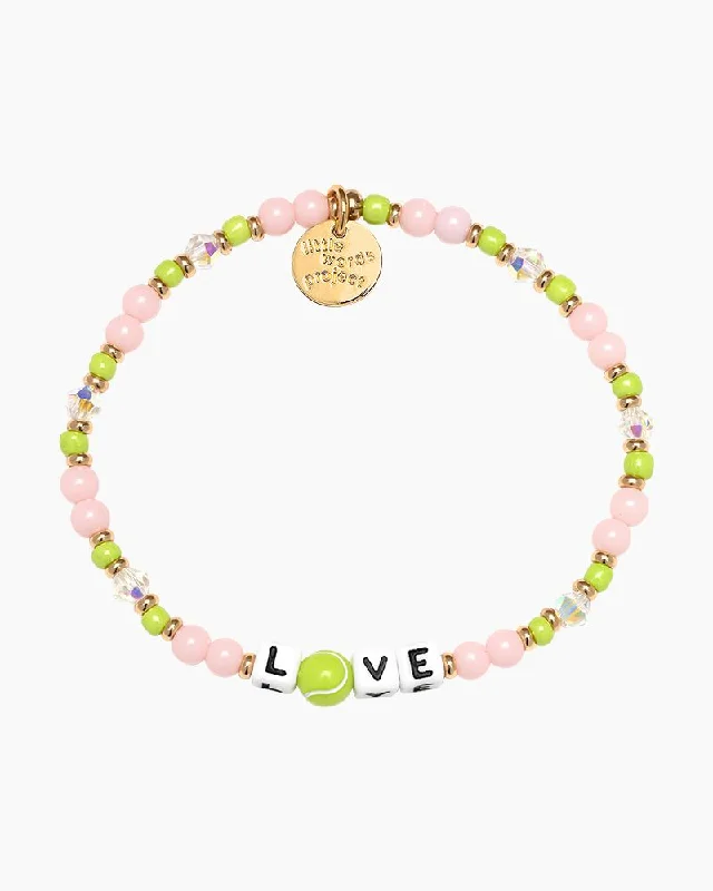 Bright crystal bangles-LOVE BRACELET-TENNIS CLUB